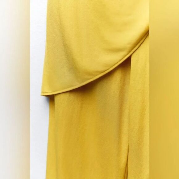 ZARA TIED WRAP FRONT PANTS - Picture 5 of 6